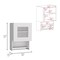 Tuhome Balboa Wall Cabinet, Towel Bar, 1 Door, White MLB8980 - alternate 2